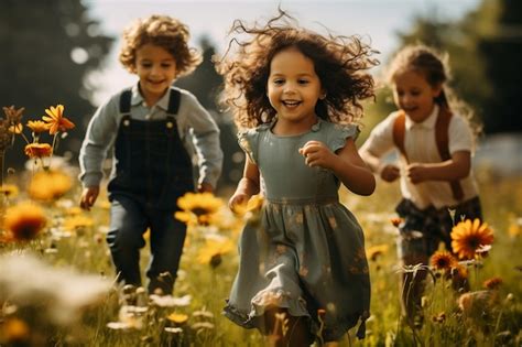 Frolicking Children Under a Willow : A Glimpse into Kinetic Composition and Lyrical Expression!